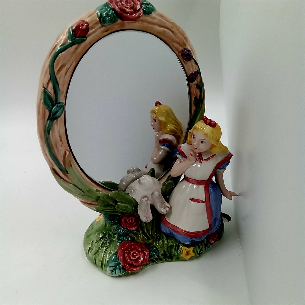 Vintage Disney" Alice in Wonderland Themed Mirror".